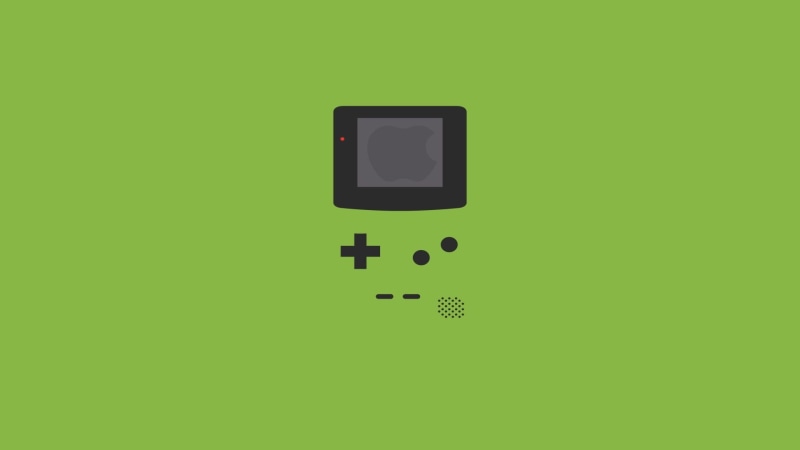 no people, green color, technology, connection, Apple Inc., Nintendo, cut out, wall - building feature, video games, copy space, minimalism, portable, screen