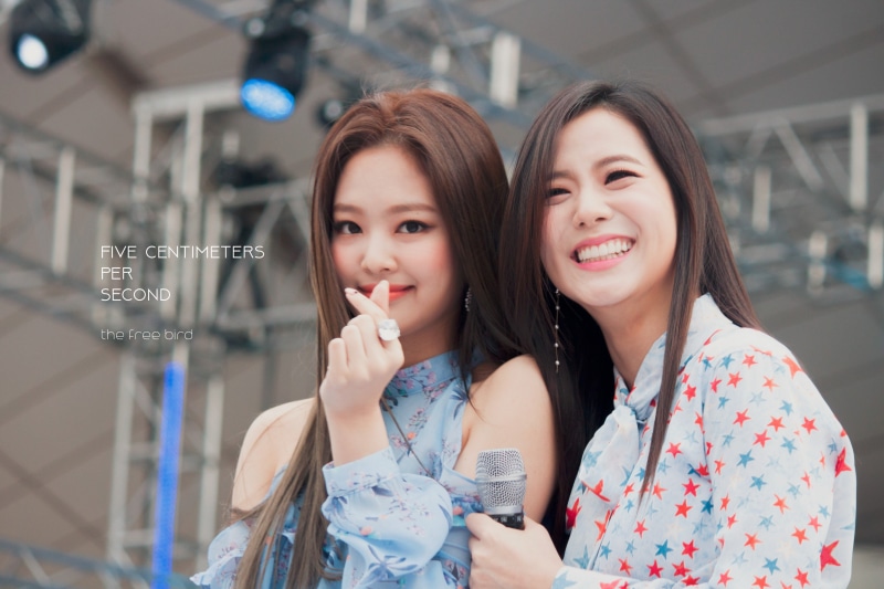 4K, smiling, YG, women, K-pop, BLACKPINK, Jennie (BLACKPINK), Jisoo (BLACKPINK)