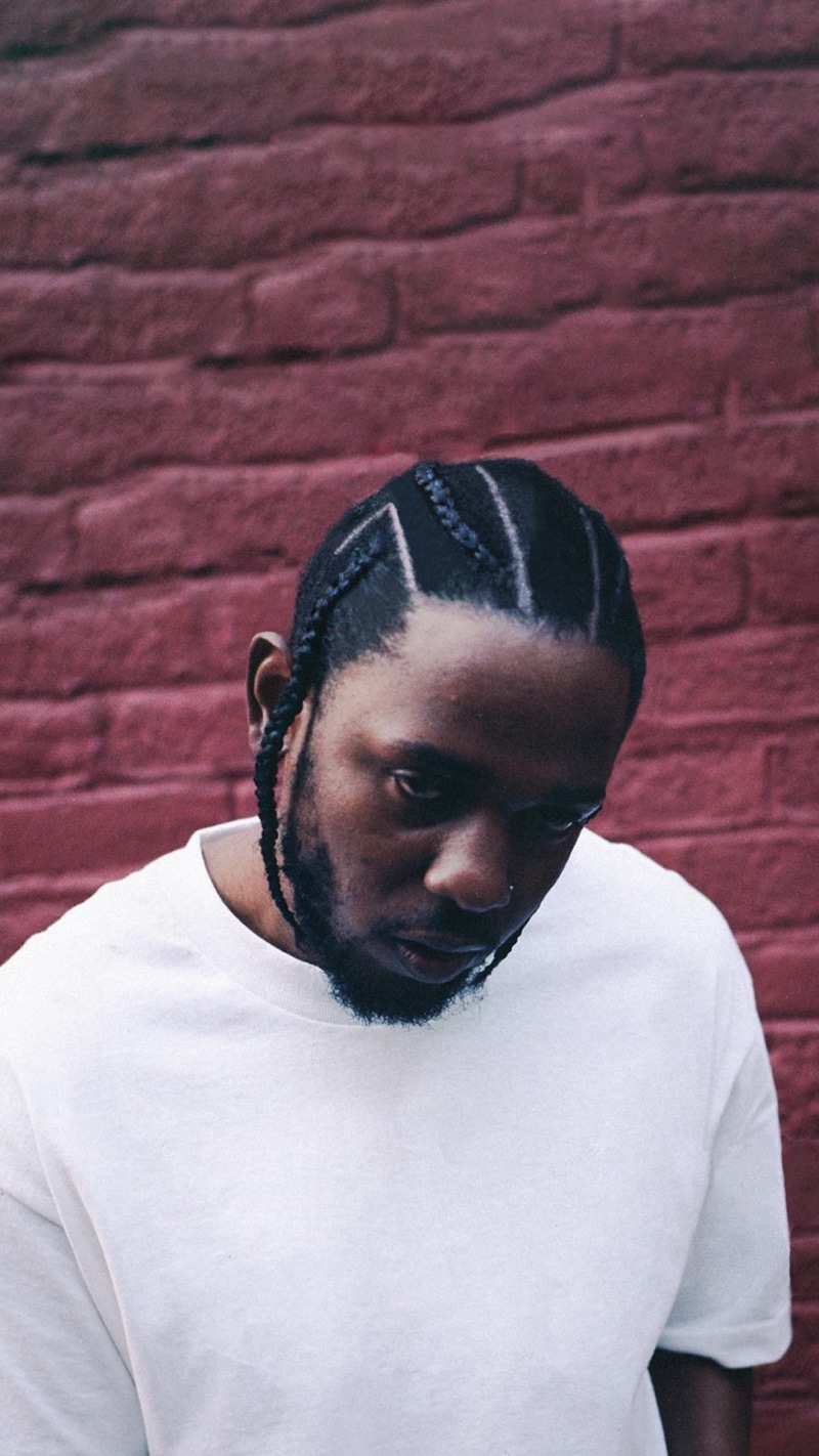1080P, relaxation, young men, beard, adult, casual clothing, men, headshot, brick, lifestyles, one person, young adult, portrait display, Kendrick Lamar