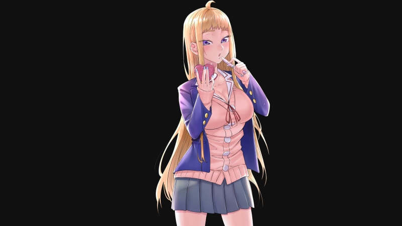 Dosanko Gyaru Is Mega Cute, Gyaru, anime, manga sketch, Minami Fuyuki, 4K, manga, anime girls