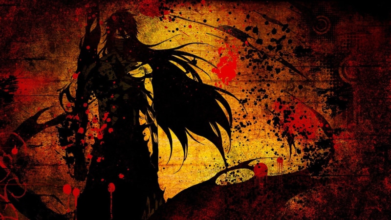 grunge, getsuga, bleach, kurosaki, final, art, ichigo, x, mugetsu, hd, tenshou, 1080P, anime, splatter