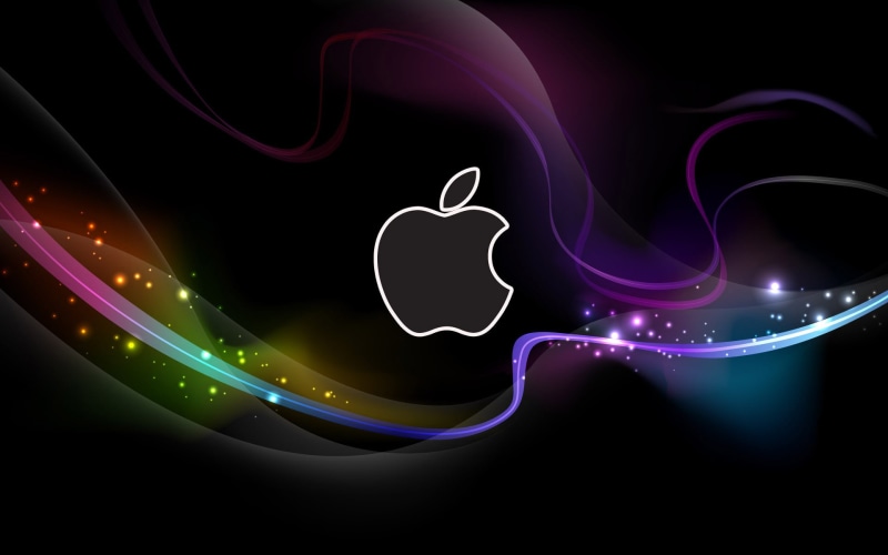neon, creativity, lighting equipment, Apple, studio shot, no people, glowing, long exposure, heart shape, pattern, black background, art and craft, light - natural phenomenon