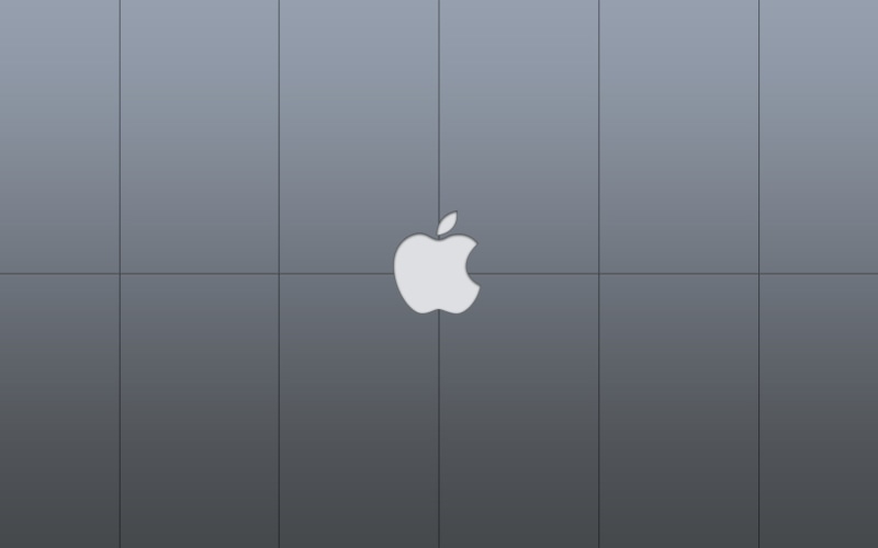 indoors, minimalism, tile, logo, wall - building feature, representation, geometric shape, 1080P, design, copy space, simple background, Apple Inc., flooring