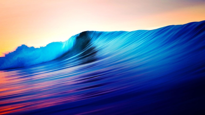 1080P, photography, wave, waves, colorful, tidal, 1920x1080