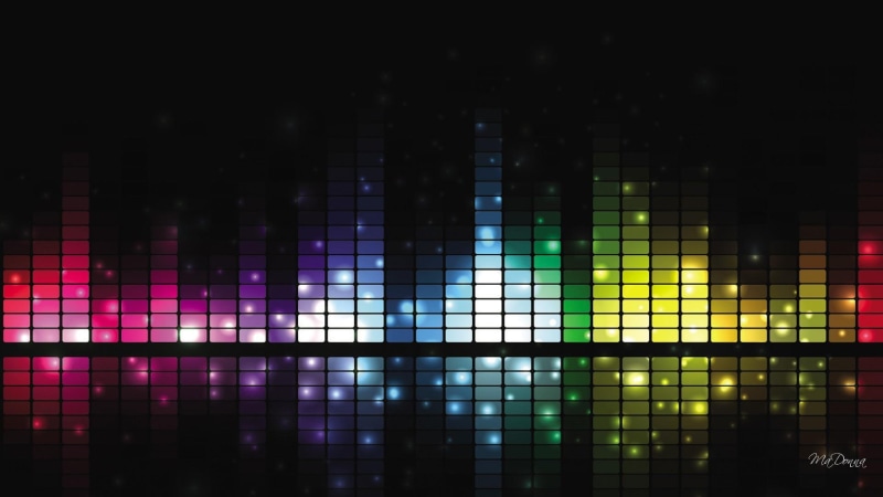 refection, 1080P, music, rays, abstract, color, lights, bright, measure, beat, colors, sparkle, musical, beats, colorful