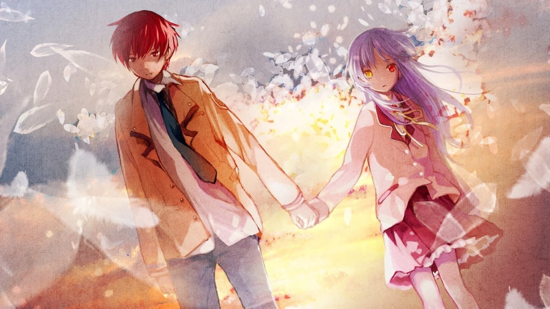 women, anime girls, child, day, outdoors, girls, Tachibana Kanade, females, 1080P, holding hands, character, emotion, anime boys, celebration