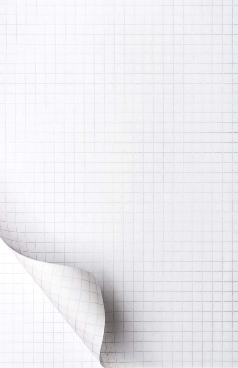 single object, white, note pad, turn, pattern, blank, white background, backgrounds, grid, office, white color, 2K, textured, checked pattern, no people