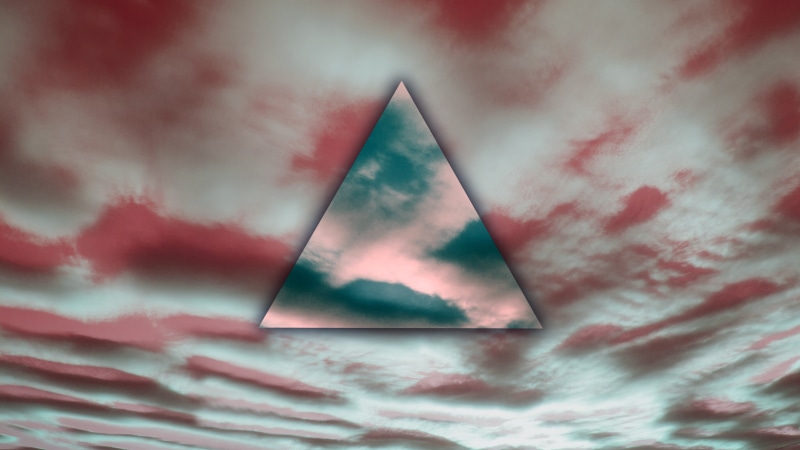 tranquility, abstract, nature, triangle, triangular, beauty in nature, logo, backgrounds, digital art, indoors, sky, creativity, full frame, pattern, red
