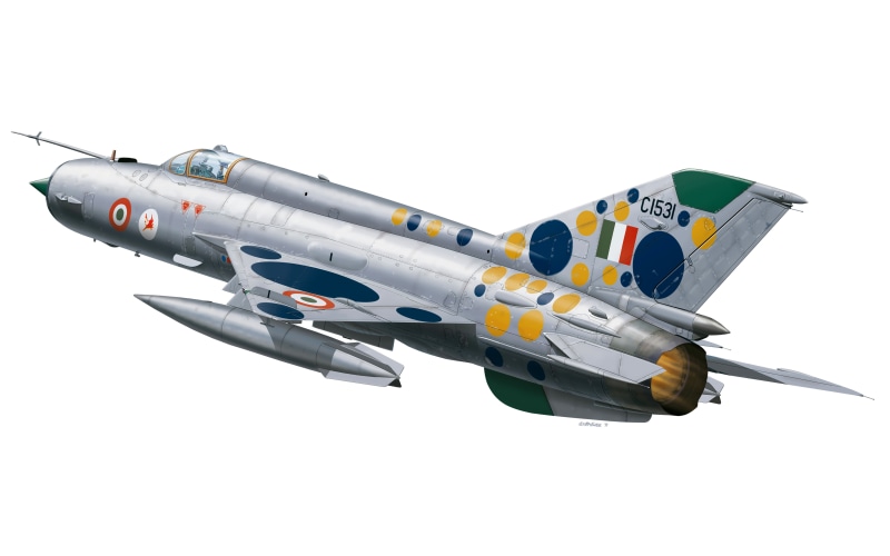 triangular, Fighter, The MiG-21, Soviet, BBC, wing, used, the world, was, supersonic, the plane, 5K, India., first, art, the, multipurpose, 65стран, combat