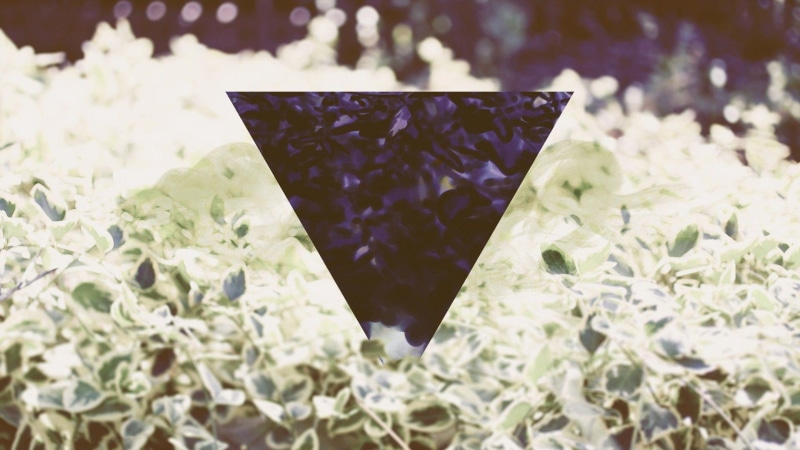 1080P, shape, black, board, digital art, 1920x1080, reverted, purple, triangular, triangle