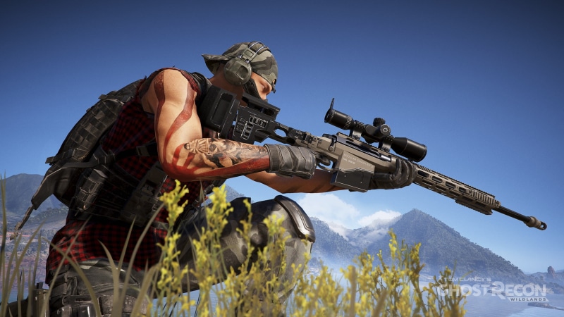 day, sky, aiming, mid adult, gun, government, nature, Tom Clancys, jungle, Tom Clancys Ghost Recon, rifle, aggression, adult, armed forces, Bolivia, uniform