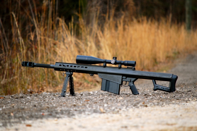 gravel, heavy, selective focus, self-loading, sign, Barrett M82, day, fighting, aggression, outdoors, sunlight, conflict, no people, black, nature, rifle