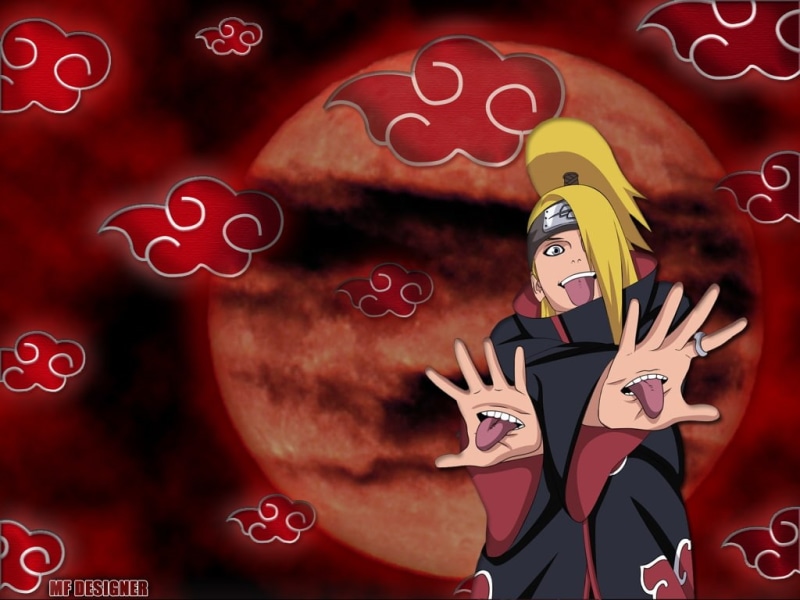 anime, 480P, x, naruto, hd, akatsuki, Naruto: Shippuden, shippuden, deidara, art