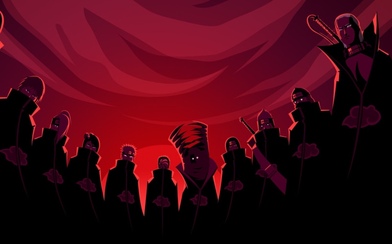 konan, shippuden, zetsu, sasori, hidan, ka, naruto, kisame, uchiha, art, akatsuki, deidara, itachi, Naruto: Shippuden, 720P, hd, anime, Vector, hoshigaki