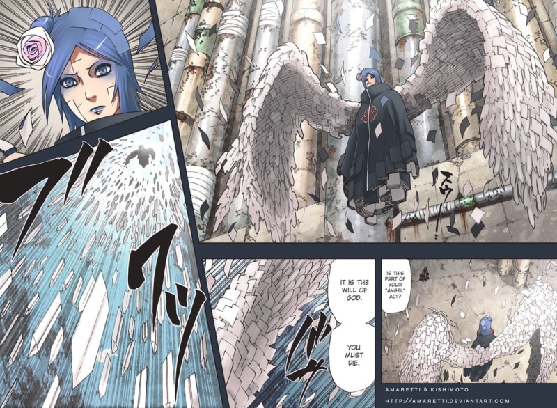 art and craft, outdoors, text, low angle view, Konan (Naruto), spirituality, built structure, sculpture, representation, craft, 480P, female likeness