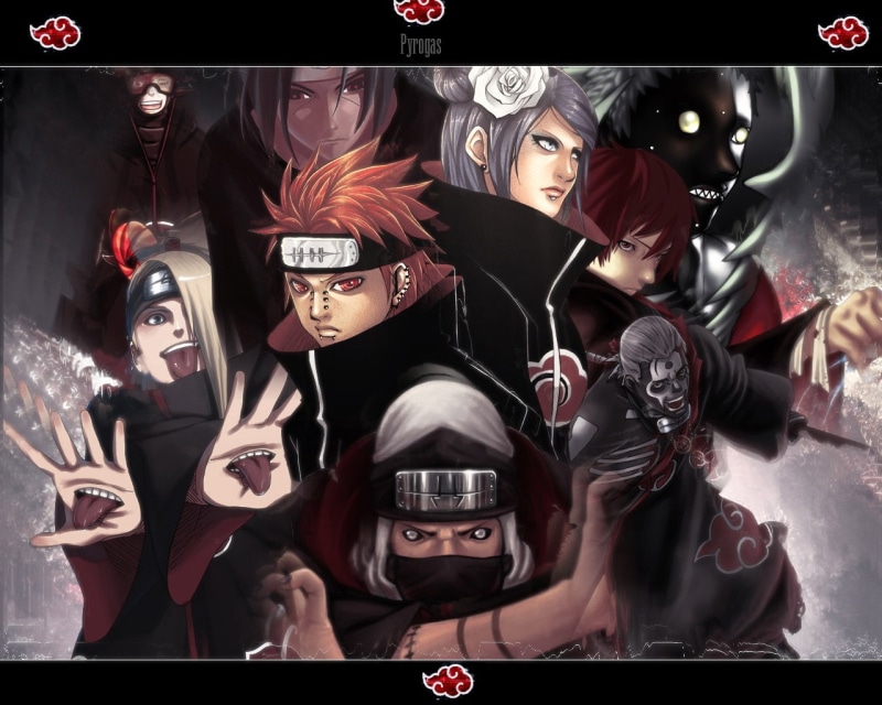 art, anime, Naruto: Shippuden, obito, sasori, p, uchiha, deidara, zetsu, hd, 720P, akatsuki, itachi, naruto, konan, shippuden, hidan, kakuzu, tobi