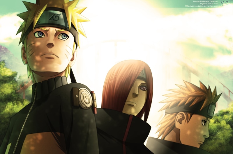 Anime, childhood, Nagato Uzumaki, one person, men, real people, looking at camera, shipuden, Naruto, headshot, representation, Naruto Uzumaki, Akatsuki (Naruto)