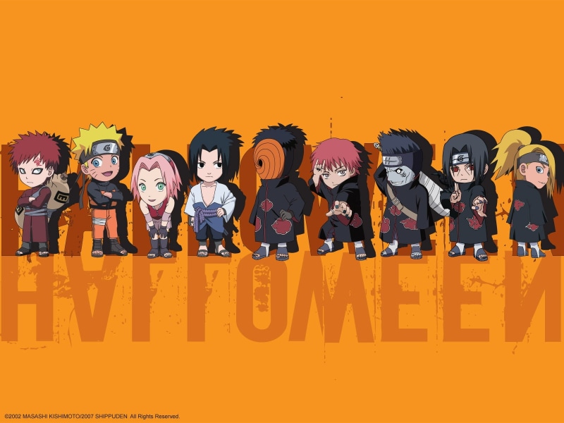 shippuden, art, 720P, chibi, hd, uchiha, hoshigaki, itachi, kisame, sasuke, naruto, Haruno Sakura, anime, deidara, haruno, sakura, akatsuki, Uchiha Sasuke