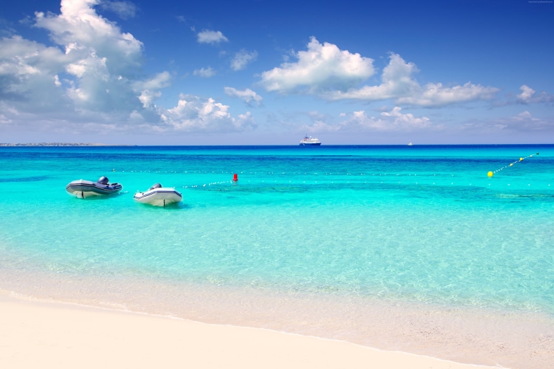 Travellers Choice Awards 2016, Best beaches of 2016, Balearic Islands, Playa de Ses Illetes, Spain, 5K, Formentera