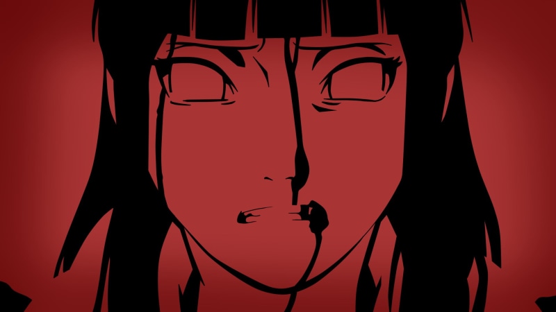 hinata, midsection, red, studio shot, silhouette, front view, indoors, female likeness, human body part, close-up, people, 1080P, colored background