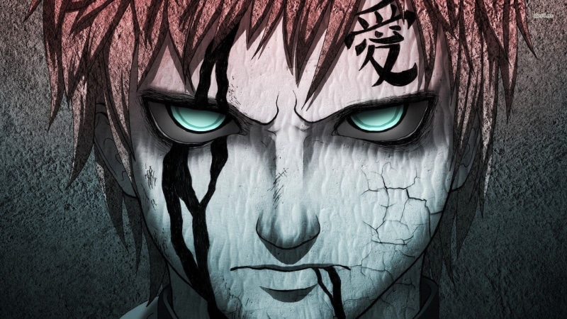 spooky, looking at camera, young adult, mask, 1080P, Kankuro, close-up, naruto, Gaara, obscured face, digital composite, adult, evil, representation