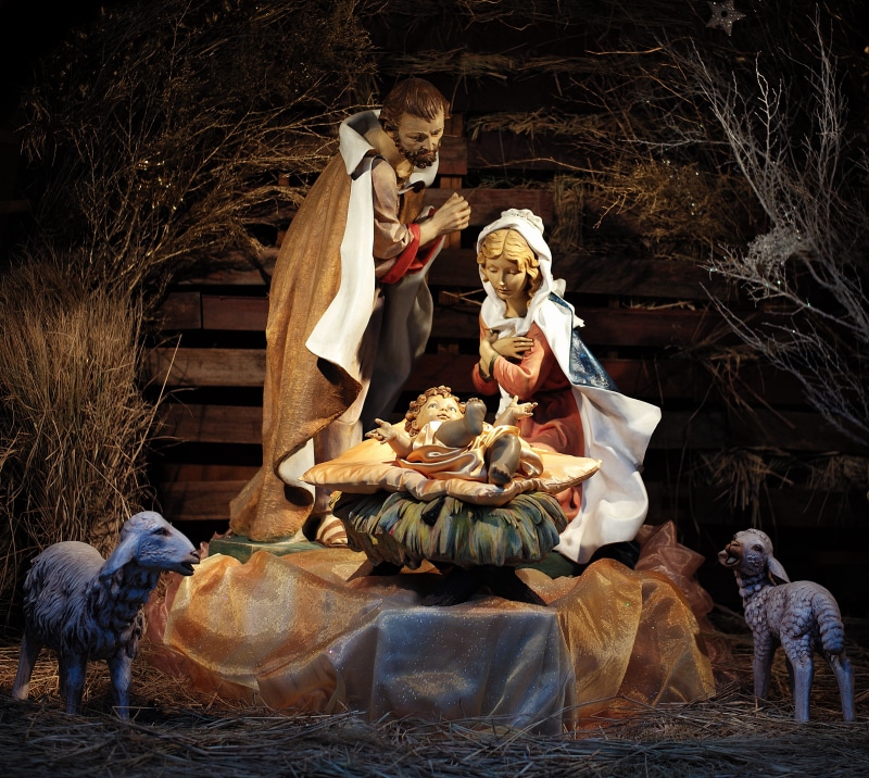 maria, mary, architecture, creativity, holy, christ, nature, male likeness, christmas, night, bethlehem, belief, spirituality, statue, celebration, christian