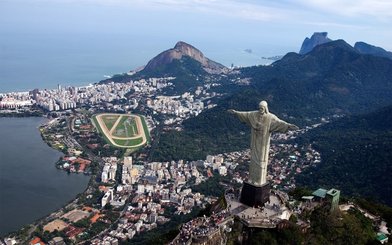 tourist, janeiro, no people, mountain, botafogo - Brazil, bay Of Water, belief, sea, panoramic, scenics, sugarloaf Mountain, city, hill, de, christ The Redeemer