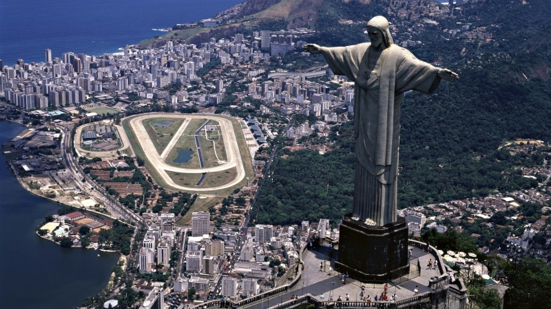 christ, de, nature, janeiro, town view, 1080P, cristo, Towns, rio, redeemer, cityscapes, view, redentor, brazil, rio de janeiro, town, hd, cristo redentor