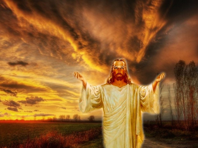 480P, Field, easter, cloud, hd, art, people, christianity, jesus, risen, Christ, God