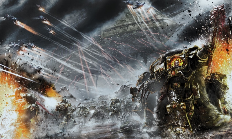 architecture, spraying, water, scenics - nature, Space Marines, close-up, no people, low angle view, war, Horus Heresy, flowing water, backgrounds