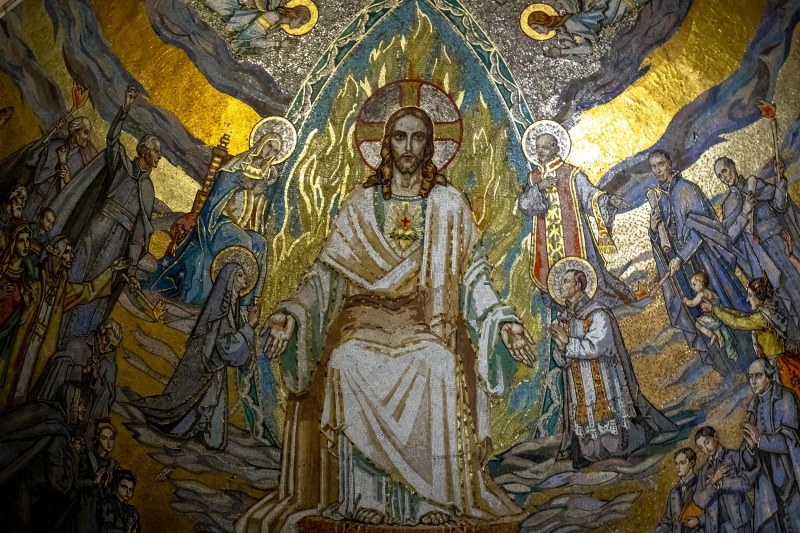 cathedral, history, sacred, religion, spirituality, indoors, mosaic, 5K, built structure, art and craft, christ, creativity, place of worship, art, architecture