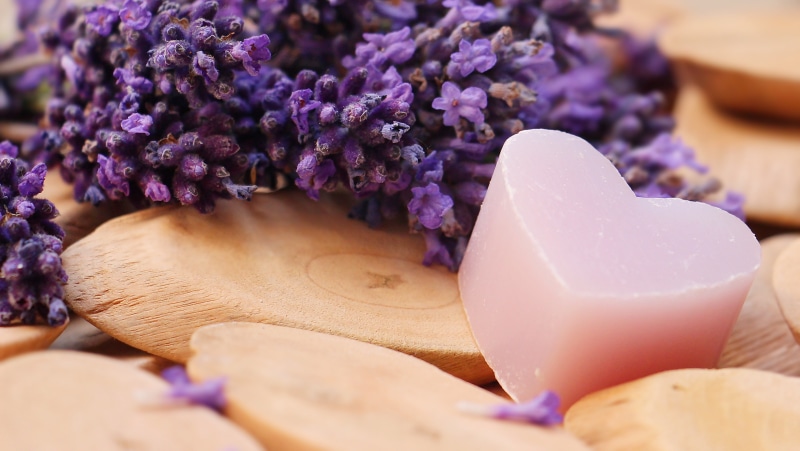 flower, wellbeing, decoration, pink, soap heart, fragrance, affection, romantic, beauty in nature, nature, field, selective focus, soap, wood - material