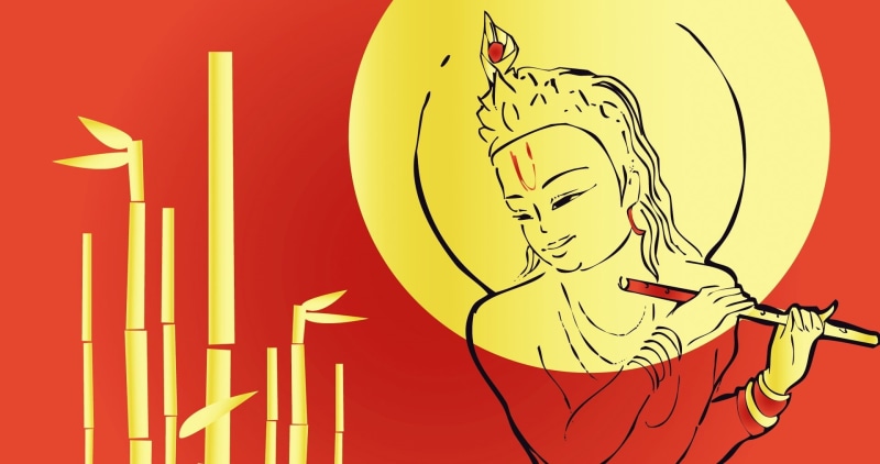 indoors, 1080P, men, human body part, cartoon, red, one person, sign, hindu, lord, God, human representation, background, creativity, nature