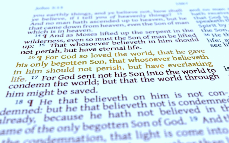 bible, single word, religion, jesus, selective focus, close-up, gospel, john, christ, communication, no people, christian, faith, message, text, indoors