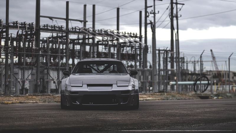 nature, near, focus on foreground, road, connection, sky, car, mode of transportation, gray, parked, JDM, motor vehicle, day, transportation, electricity pylon