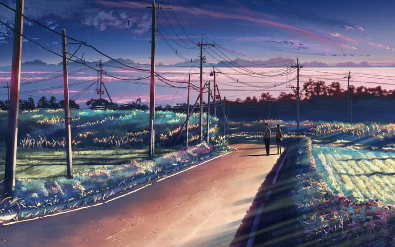 transportation, electricity pylon, cable, electricity, connection, power supply, mode of transportation, built structure, sailboat, power line, road, anime