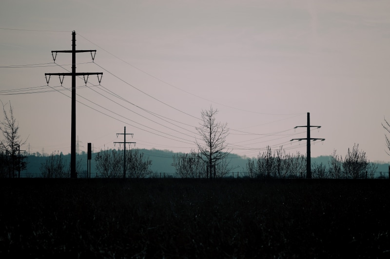 space, hardware, 5K, utility pole, outer space, power lines, post, no people, power supply, telephone line, ditch, field, day, moon, tranquil scene, nature