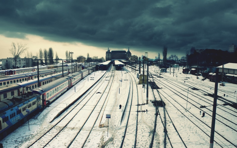 no people, clouds, cloud - sky, winter, photography, built structure, Istanbul, nature, day, train, locomotive, sky, transportation, architecture, railroad track