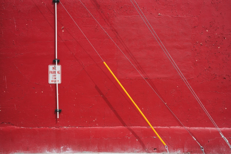 nature, built structure, warning sign, wire, 8K, abstract, full frame, security, geometry, urban, pipe, gray, metal, high angle view, connection, no parking