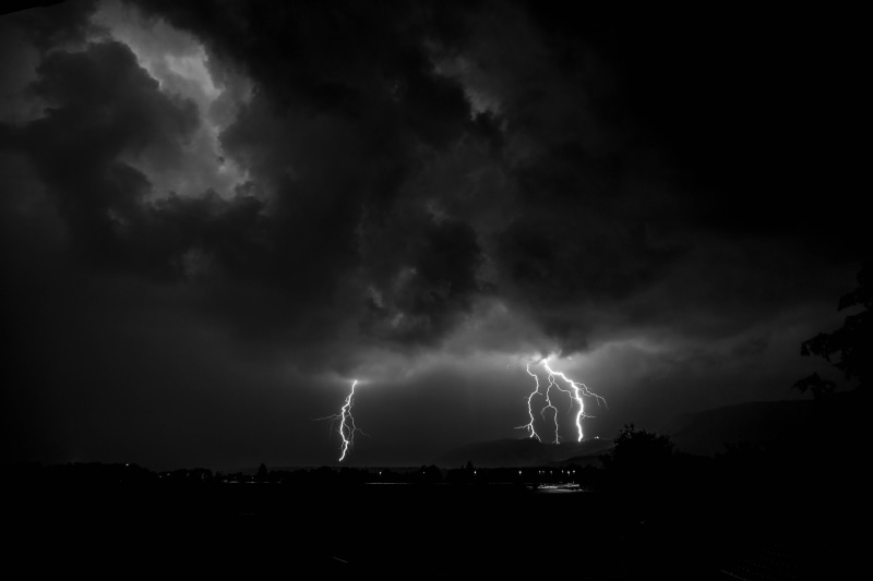 dark, light - natural phenomenon, sky, lightning, forked lightning, ominous, storm cloud, sign, weather, illustration, storm, illuminated, long exposure