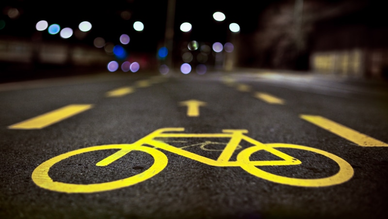 street, bike lane, delete, Dark Riders, sign, road, traffic, Europe, signage, focus, bokeh, photography, night, selective focus, transportation, selective