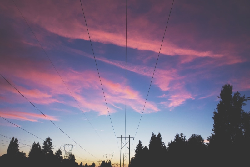 orange color, romantic sky, technology, silhouette, panel, black, 2K, scenics - nature, nature, tranquil scene, growth, outdoors, sunset, tranquility