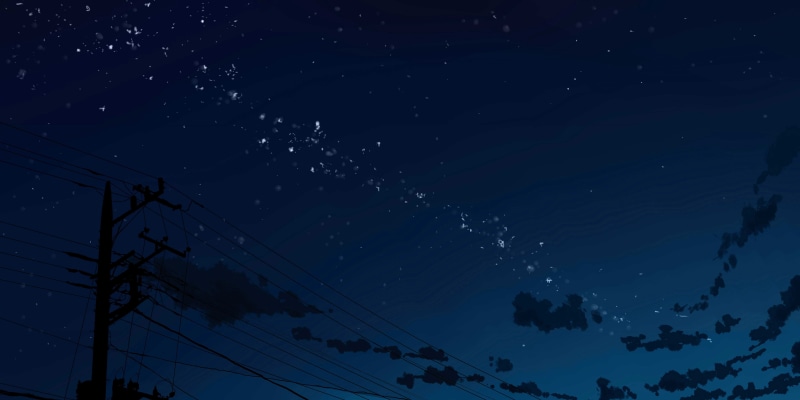 star - space, night, 5K, star field, electricity, artwork, no people, power line, technology, sky, connection, star, scenics - nature, low angle view
