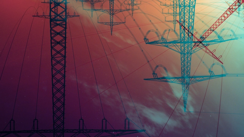 building exterior, power lines, post, plant, electricity, silhouette, day, nature, dusk, sky, built structure, architecture, power supply, pattern, 2K