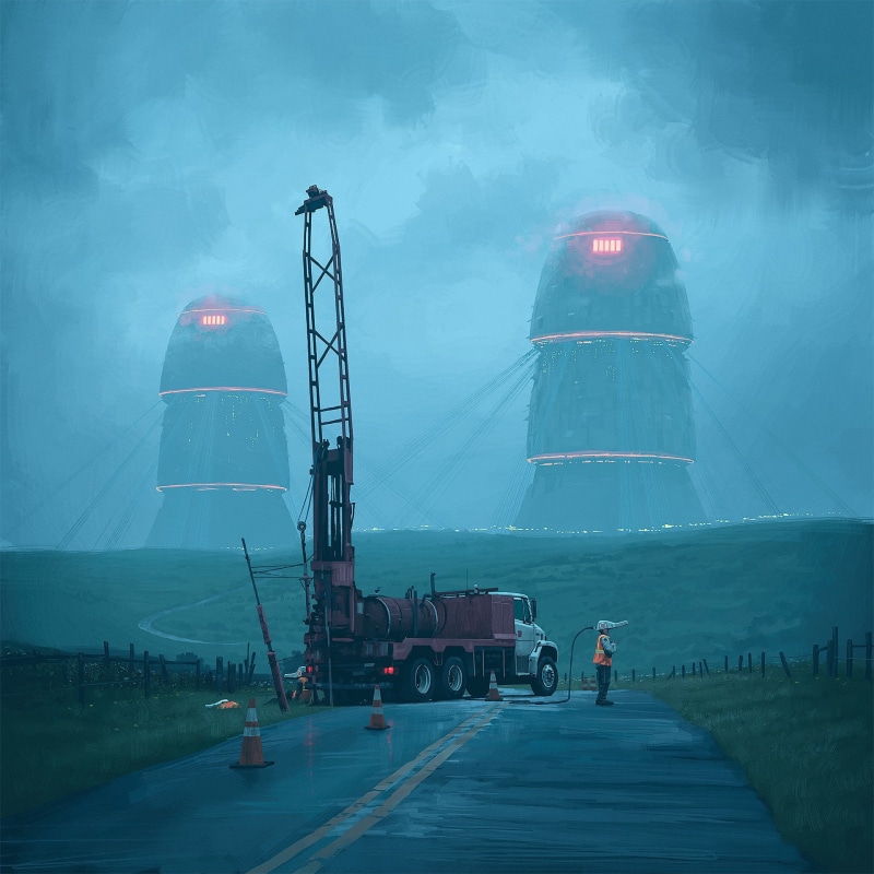 Simon Stålenhag, artwork, 1080P
