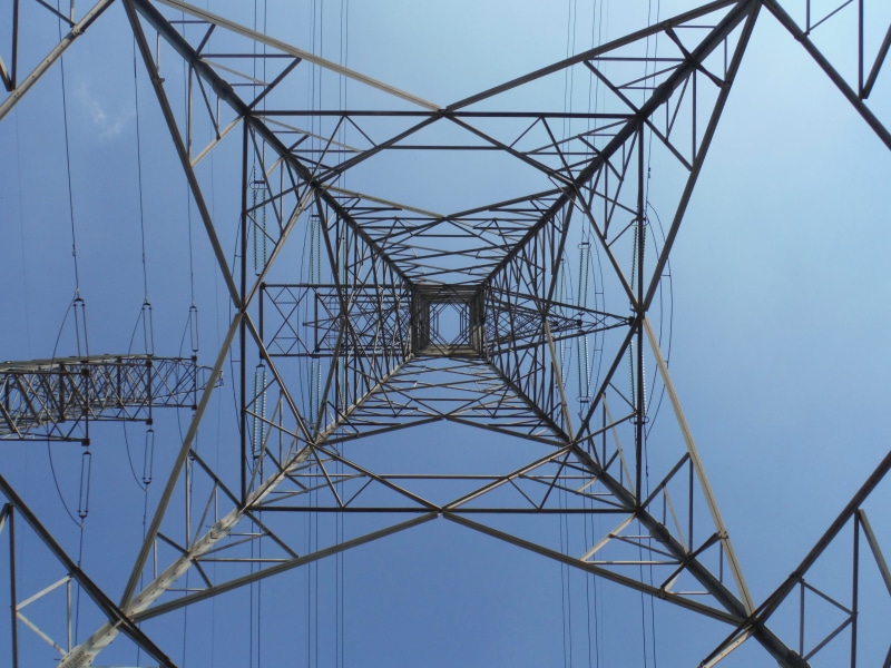 transmission, architecture, power supply, technology, power line, above, no people, high voltage sign, silhouette, symmetry, pattern, steel, grid, low angle shot