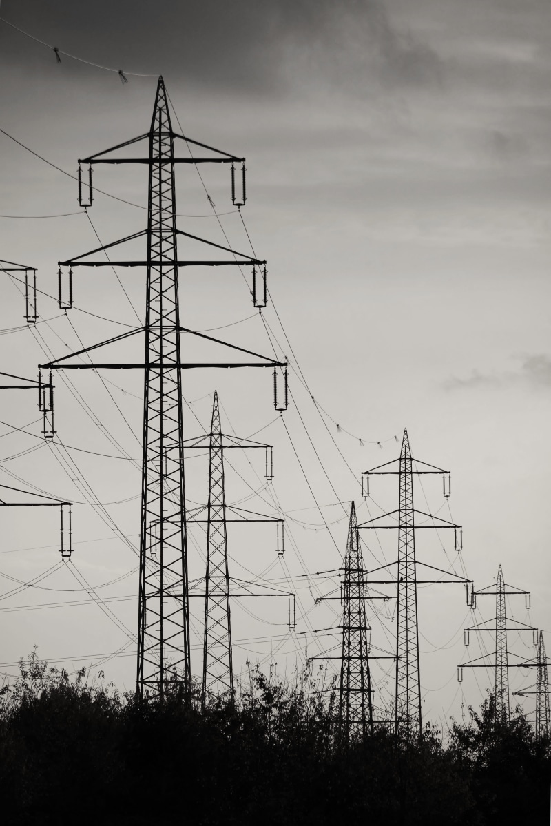 steel, power generation, architecture, electricity pylon, power supply, low angle view, outdoors, nature, 5K, electrical equipment, Pylon, connection