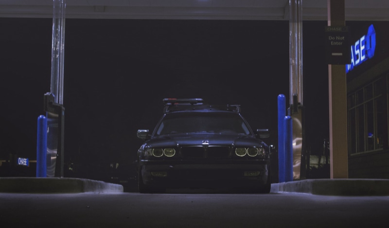 retro styled, transportation, text, business, no people, dark, E38, communication, series, e, night, architecture, domestic room, motor vehicle, lights