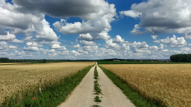 Hills, cloud - Sky, Bavaria, Yellow, Thanks, Germany, Linie, 4K, outdoors, brown, Way, Deutschland, Extraordinary, Heaven and Earth, agriculture, field