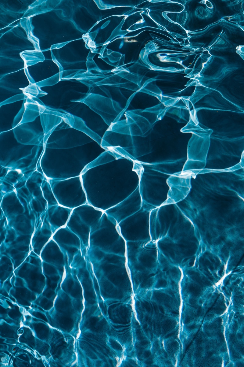 swimming, surface, day, full frame, vacation, backgrounds, wave, high angle view, outdoors, sea, 5K, reflection, swimming pool, waterfront, background